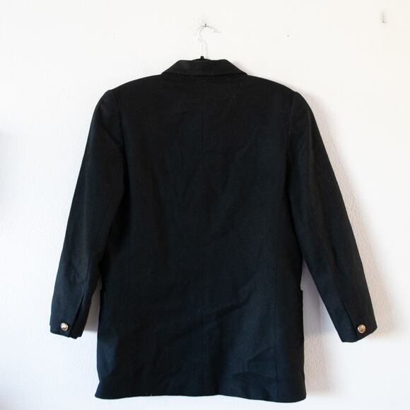 Vintage Radcliffe Women's Black 100% Wool Blazer - Picture 5 of 5